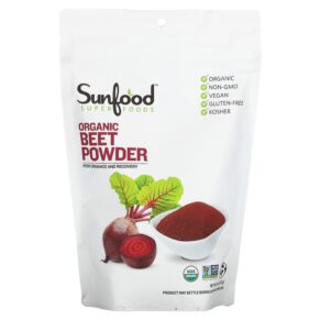 Sunfood Organic Beet Powder 8 oz (227 g) 803813101717