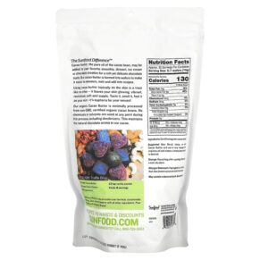 Sunfood Organic Cacao Butter 1 lb (454 g) 803813030802