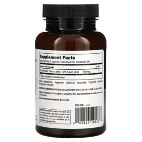 Sunfood Raw Shilajit 500 mg 90 Capsules 803813101137