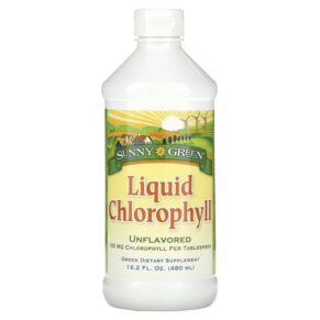 Sunny Green Liquid Chlorophyll Unflavored 100 mg 16.2 fl oz (480 ml) 632651560109