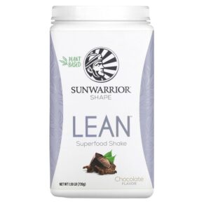 Sunwarrior Lean Superfood Shake Chocolate 1.59 lb (720 g) 814784027623