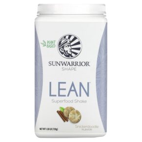 Sunwarrior Lean Superfood Shake Snickerdoodle 1.59 lb (720 g) 814784027647