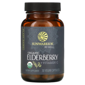 Sunwarrior Organic Elderberry + Vitamin C 30 viên 810100920098