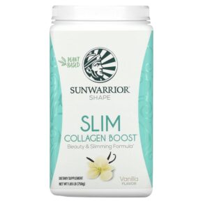 Sunwarrior Shape Slim Collagen Boost Vanilla 1.65 lb (750 g) 810100920227