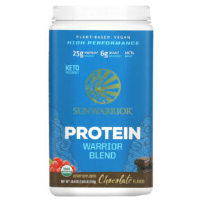 Sunwarrior Warrior Blend Protein Chocolate 1.65 lb (750 g) 814784024257