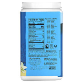 Sunwarrior Warrior Blend Protein Vanilla 1.65 lb (750 g) 814784024318