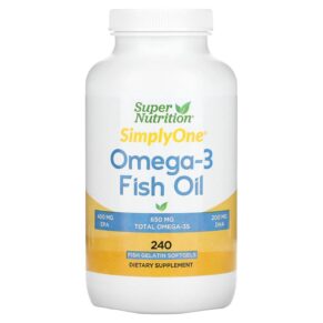Super Nutrition Omega-3 Fish Oil 1.000 mg 240 Fish viên 898220021413