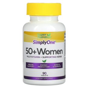 Super Nutrition SimplyOne 50+ Women Multivitamin + Supporting Herbs 90 viên 033739002007