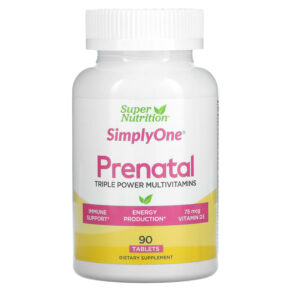Super Nutrition SimplyOne PreNatal Triple Power Multivitamins 90 viên 033739001598
