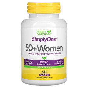 Super Nutrition SimplyOne Women’s 50+ Triple Power Multivitamins Iron Free 90 viên 033739002281