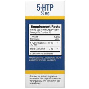 Superior Source 5-HTP 50 mg 60 MicroLingual Instant Dissolve Tablets 076635903306