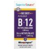 Superior Source Activated B-12 Methylcobalamin B-6 (P-5-P) & Methylfolate 60 viên 076635904709
