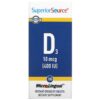 Superior Source D3 10 mcg (400 IU) 100 viên 076635904501