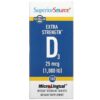 Superior Source Extra Strength D3 25 mcg (1.000 IU) 100 MicroLingual Instant Dissolve Tablets 5 Superior Source Extra Strength D3 25 mcg (1.000 IU) 100 viên 076635908509