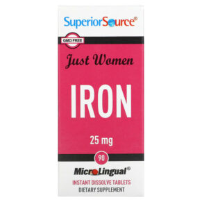 Superior Source Just Women Iron 25 mg 90 viên 076635920808