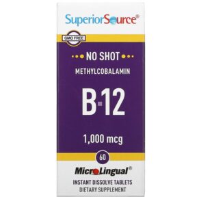 Superior Source Methylcobalamin B-12 1.000 mcg 60 viên 076635906703