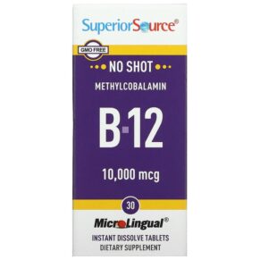 Superior Source Methylcobalamin B-12 10.000 mcg 30 viên 076635909605