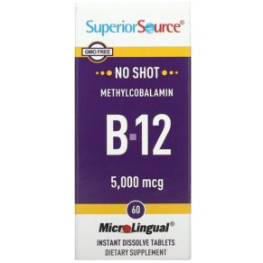 Superior Source Methylcobalamin B-12 5.000 mcg 60 viên 076635907502