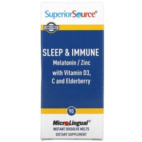 Superior Source Sleep & Immune 90 MicroLingual Instant Dissolve Melts 076635921102