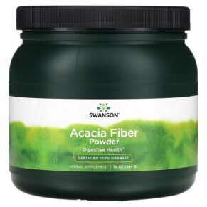Swanson Acacia Fiber Powder 10 oz (284 g) 087614240633