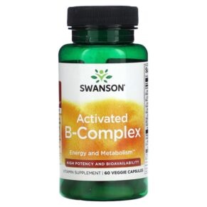 Swanson Activated B-Complex High Potency & Bioavailability 60 viên 087614210704