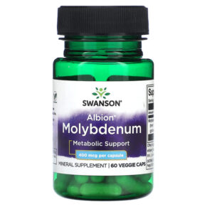 Swanson Albion Molybdenum 400 mcg 60 viên 087614028385
