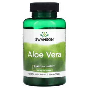 Swanson Aloe Vera 25 mg 100 viên 087614141619
