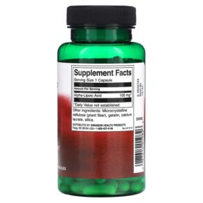 Swanson Alpha Lipoic Acid 100 mg 120 Capsules 087614019826