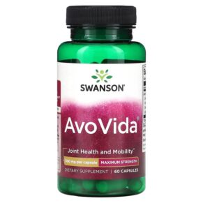 Swanson AvoVida Maximum Strength 300 mg 60 viên 087614023717