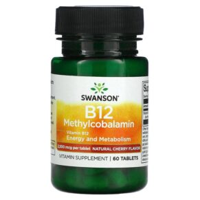 Swanson B12 Methylcobalamin Cherry 60 viên 087614027838