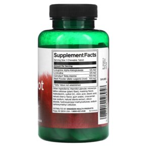 Swanson Beet Root NO+ 60 Chewables 087614028958