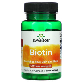 Swanson Biotin 5.000 mcg 100 viên 087614018775