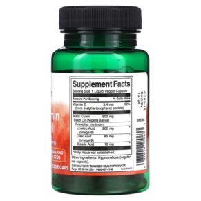 Swanson Black Cumin Seed Oil 500 mg 60 Liq Veggie Caps 087614170633
