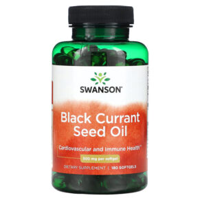 Swanson Black Currant Seed Oil 500 mg 180 viên 087614170138