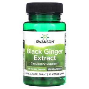 Swanson Black Ginger Extract 100 mg 30 viên 087614142739