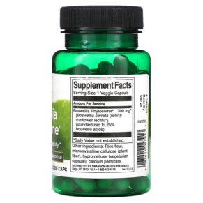 Swanson Boswellia Phytosome 300 mg 60 Veggie Caps 087614027913