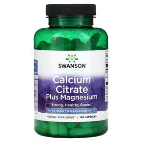 Swanson Calcium Citrate Plus Magnesium 150 viên 087614011806
