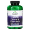 Swanson Calcium Citrate & Vitamin D 250 viên 087614018102
