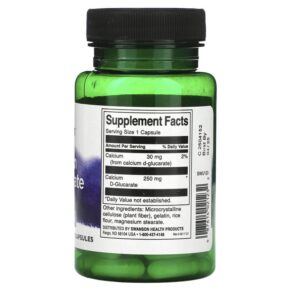Swanson Calcium D-Glucarate Detox 2-In-1 Formula 60 Capsules 087614021232
