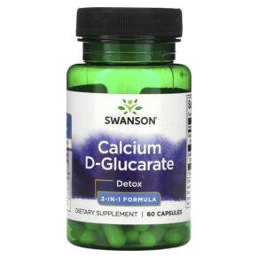 Swanson Calcium D-Glucarate Detox 2-In-1 Formula 60 viên 087614021232