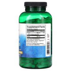 Swanson Choline & Inositol 250 mg 250 Capsules 087614010397