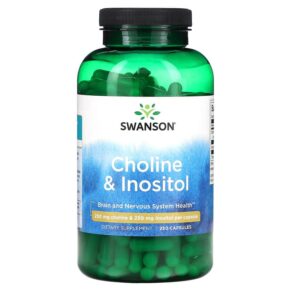 Swanson Choline & Inositol 250 mg 250 viên 087614010397