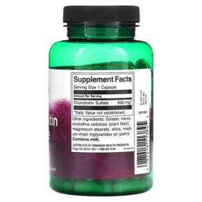 Swanson Chondroitin Sulfate 600 mg 120 Capsules 087614113845