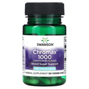 Swanson Chromax 1000 Chromium Picolinate 1.000 mcg 60 viên 087614040837