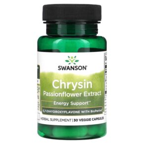 Swanson Chrysin Passionflower Extract 30 viên 087614142012