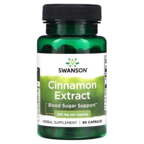 Swanson Cinnamon Extract 250 mg 90 viên 087614141145