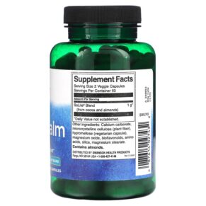 Swanson CocoaCalm 500 mg 120 Veggie Capsule 087614027432