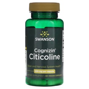 Swanson Cognizin Citicoline 500 mg 60 viên 087614022468