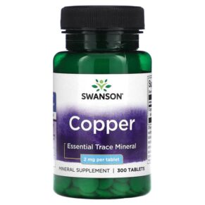Swanson Copper 2 mg 300 viên 087614012230