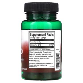 Swanson CoQ10 60 mg 120 Softgels 087614026114